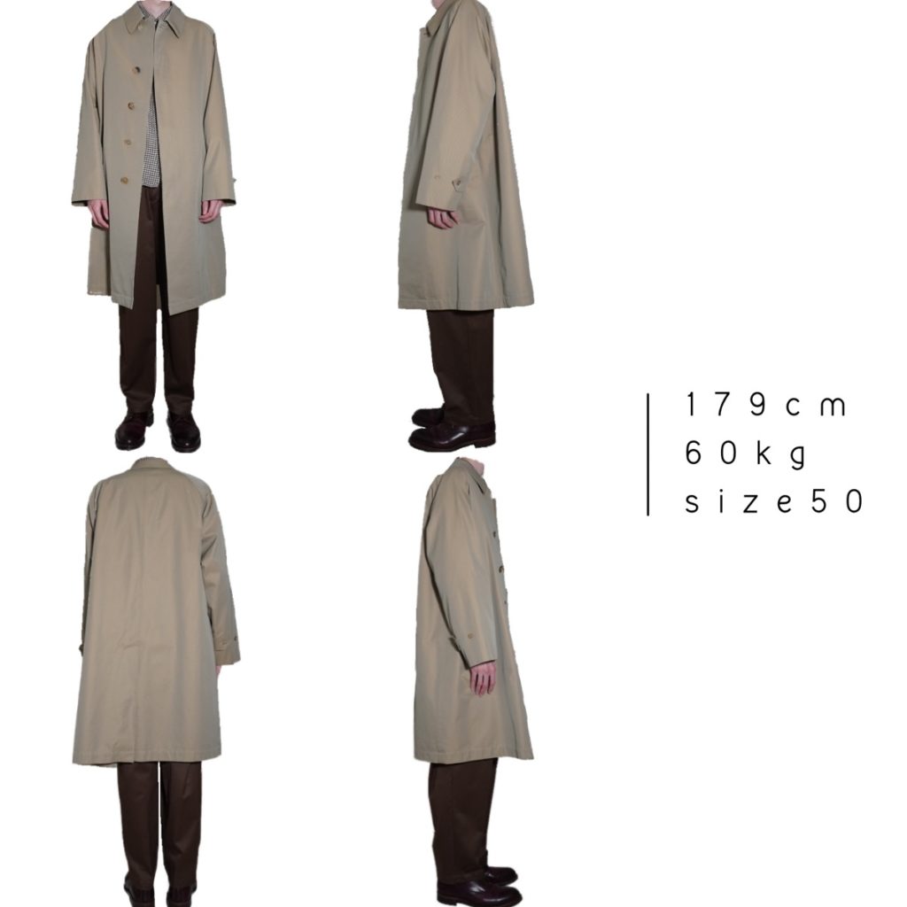 ANATOMICA - シングルラグランコート Single Raglan Coat 21awの